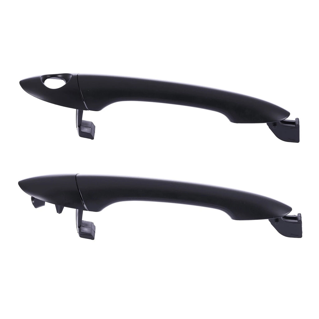 4pc FRONT REAR Left & Right Outer Door Handle Blk For Hyundai Sonata i45 10-14