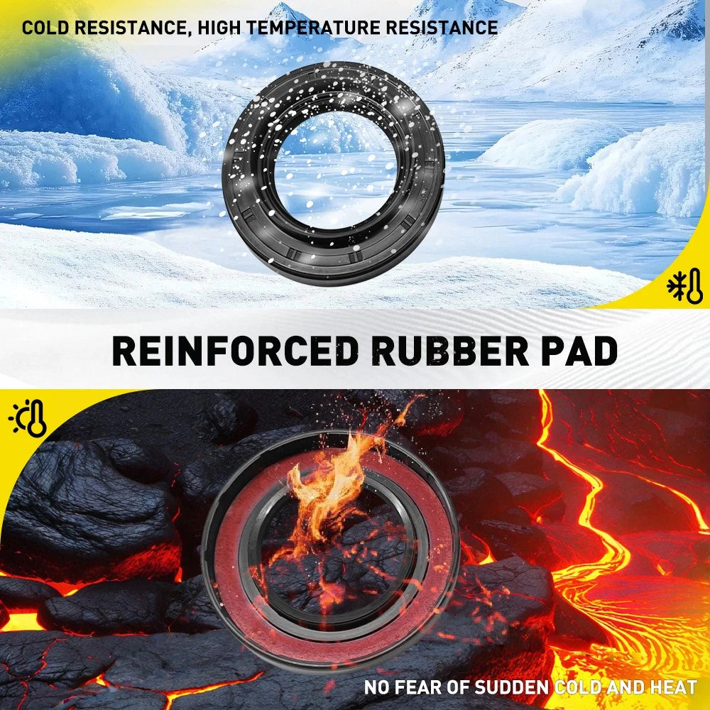 Front Drive Shaft Oil Seal Kit for Toyota Hilux KUN26R 2010-2014 1KD-FTV