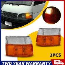 Load image into Gallery viewer, LH+RH Clear Amber Corner Indicators Park Lights Pair for Toyota Hiace Van 89-05