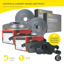 Load image into Gallery viewer, Front and Rear Brake Pads and Disc Rotors set for VW Golf 2005-2014 288mm Front