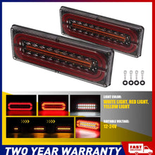 Load image into Gallery viewer, 2X LED Tail Lights Sequential Flowing Trailer Ute Caravan Truck Stop 10-30V AU