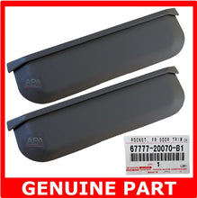 Load image into Gallery viewer, GENUINE Toyota LandCruiser 70 75 78 79 Series Front Door Trim Map Pocket Grey x2