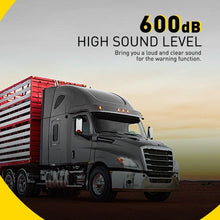 Load image into Gallery viewer, 600DB Horns Train Air Horn 3 Trumpets For Truck/Car/SUV Loud Sound 12/24V Black