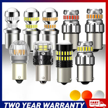 Load image into Gallery viewer, 2x AUXITO BA15S 1156 Led Light Bulb Brake Reverse Turn Stop Tail Car White NEWA