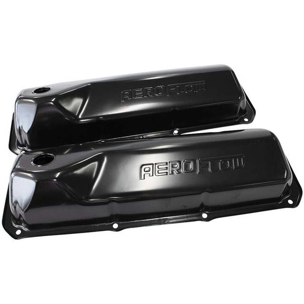 Aeroflow AF1822-5001 Valve Cover Black With Logo compatible with Ford 302-351C