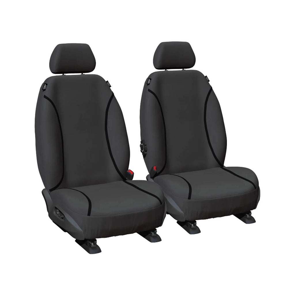 Sperling Tradies Canvas Front Grey Seat Covers Suits LX470 Landcruiser 100S 1...