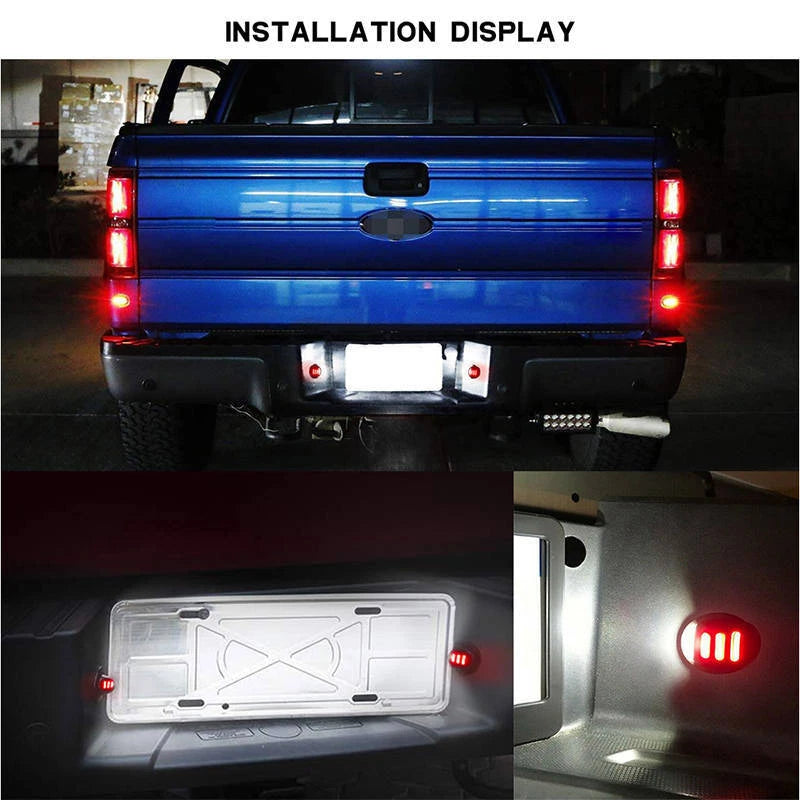 2x Car Rear Led Number License Plate Lights Lamp For Ford F150 F250 F350 F450 ST
