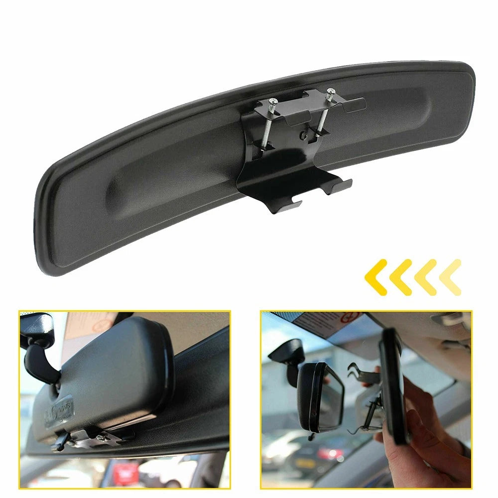 17in Universal Wide Angle Car Large Vision Rear View Mirror Blindspot Baby Watch