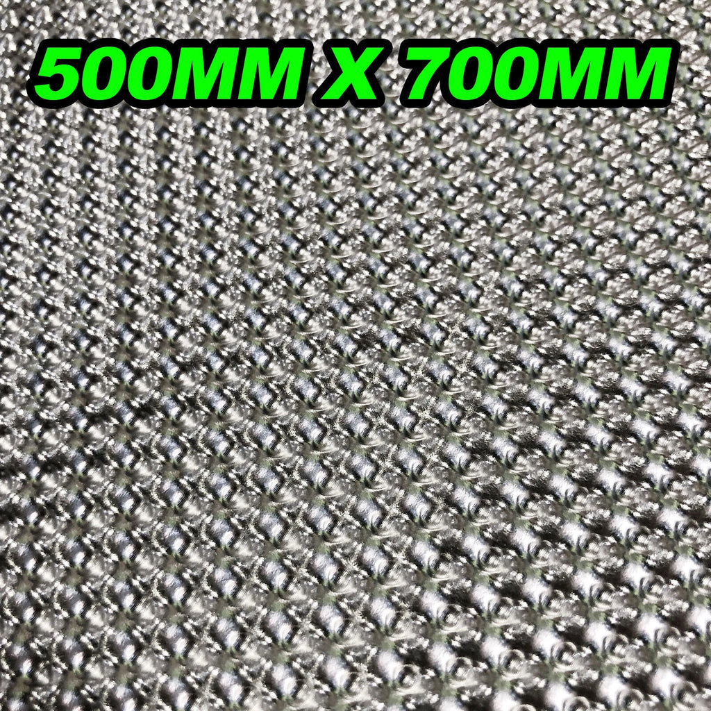 HEAT SHIELD Embossed Aluminium 700mm x 500mm Turbo Manifold Exhaust Race Car