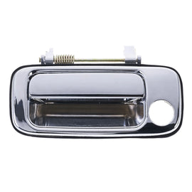 Front Left Chrome Outside Door Handle W/ Keyhole for Landcruiser J08 80 1990 -98