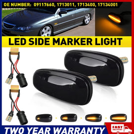 2X Dynamic Sequential LED Side Indicator Light For Holden Commodore VY VZ AUS A