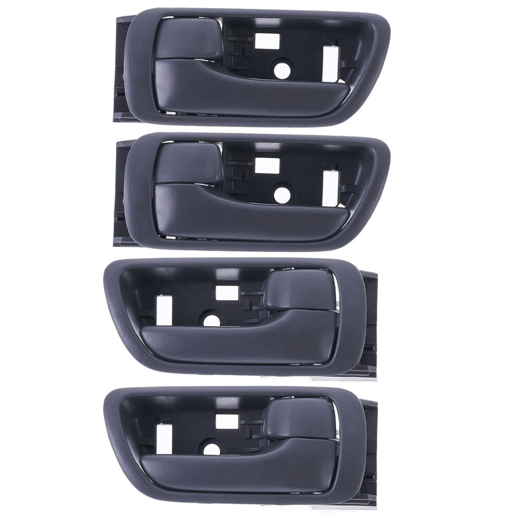 Door Handle Inner for Toyota Camry 02-06 Set of 4 Grey FRONT REAR LEFT+RIGHT