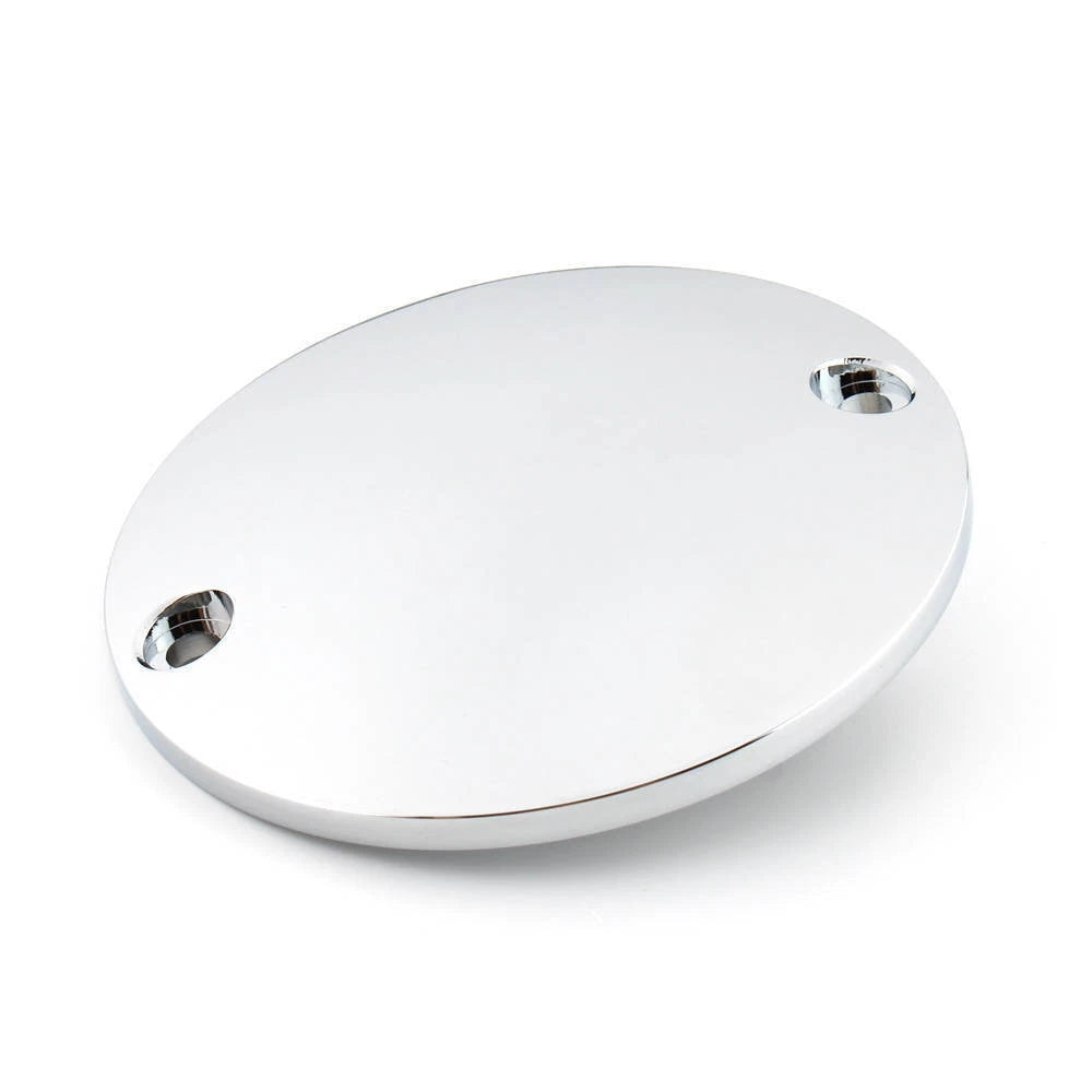 Ignition Timing Points Cover 2 Holes for Harley Big Twin 70-99 Sportster Chrome