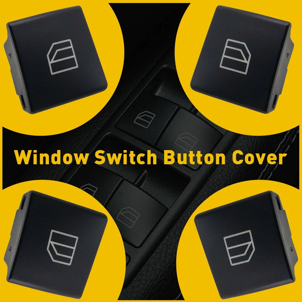 4X Window Switch Button Cover For A-Klasse Mercedes-Benz A200 W176 A220 A250 A45