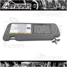 Load image into Gallery viewer, For Toyota Kluger 2014-2019 Sun Visor Left W/ Vanity Light Gray Passenger Side