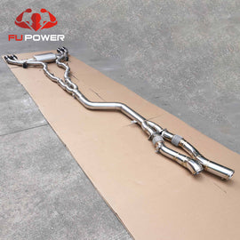FUP-002 2019-2022 BMW X3M X4M F97 F98 3.0T Stainless Catback Exhaust With Downpipe